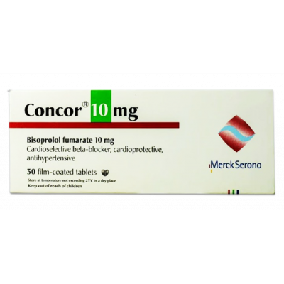 Concor ® 10 mg ( Bisoprolol ) 30 film-coated tablets